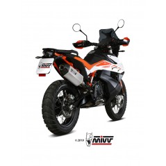 MIVV Motorcycle exhaust position STANDARD SPORT SLIP-ON SPEED EDGE BLACK INOX KT.021.LRB