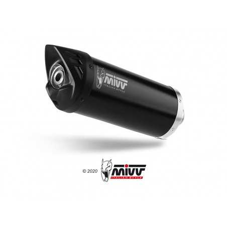 MIVV Motorcycle exhaust position STANDARD MOVER FULL SYSTEM 1X1 MOVER BLACK INOX MV.HO.0003.LV