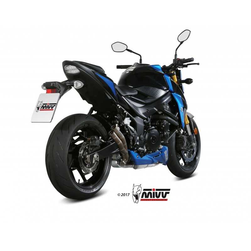 MIVV Escape moto posicion STANDARD SPORT SLIP-ON SUONO INOX WITH CARBON CAP S.048.L7
