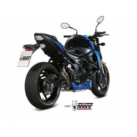 MIVV Motorcycle exhaust position STANDARD SPORT SLIP-ON SUONO INOX WITH CARBON CAP S.048.L7