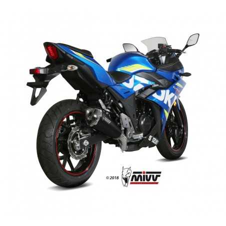 MIVV Escape moto posicion STANDARD SPORT SLIP-ON GPPRO BLACK INOX S.054.LXBP