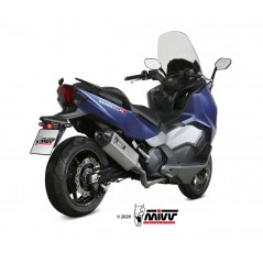 MIVV Escape moto completo posicion STANDARD SPORT FULL SYSTEM 2X1 SPEED EDGE INOX SY.002.LRX