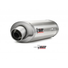 MIVV Escape moto posicion bajo colin - asiento / SOTTOCODA/UNDERSEAT SPORT 2 SLIP-ON OVAL INOX UY.015.LX1
