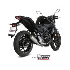 MIVV Complete motorcycle exhaust position STANDARD POWER STEEL FULL SYSTEM 2X1 MK3 CARBON X.YA.0008.SM3C