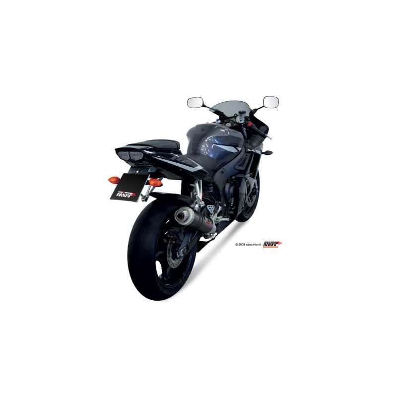 MIVV Motorcycle exhaust position STANDARD SPORT SLIP-ON GP BLACK INOX Y.013.LXB