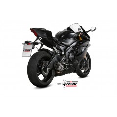 MIVV High position motorcycle exhaust / HIGH UP SPORT SLIP-ON GPPRO BLACK INOX Y.063.LXBP