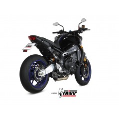 MIVV Complete motorcycle exhaust high position / HIGH UP SPORT FULL SYSTEM 3X1 DELTA RACE CARBON Y.066.LDRC