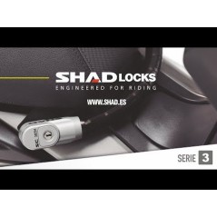 SHAD Candado antirrobo de manillar para scooter SC305H SERIE 3 (T.5) C0S305H