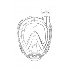 CRESSI Mascara gafas buceo integral cara completa BARON ADN 025050VAR