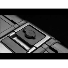 SHAD Baul trasero o maleta para moto de aluminio TR37 TERRA BLACK EDITION D0TR37100B