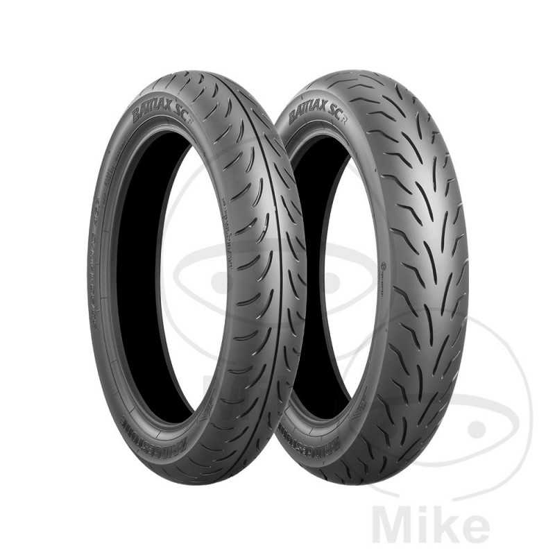 BRIDGESTONE Neumático cubierta moto delantero 110/70-12 47L TUBELESS 
 SC1 880.00.19