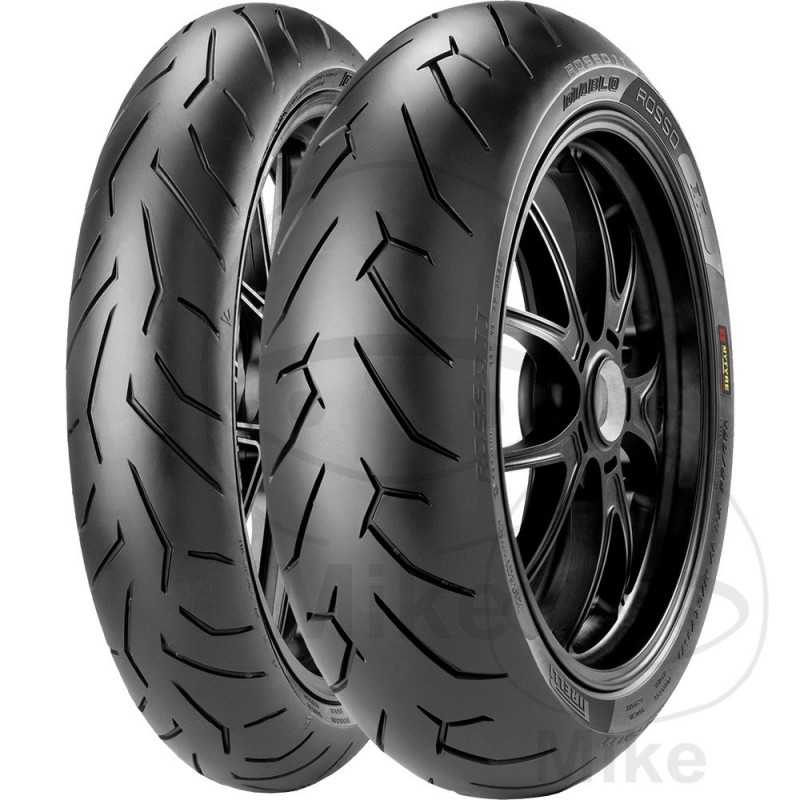 PIRELLI Neumático cubierta moto delantero 120/70ZR17 (58W) TUBELESS 
 DIABLO ROSSO 2 K 744.08.07