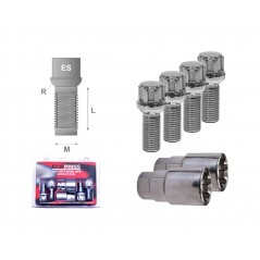 CARPRISS Antirrobo rueda tornillos esféricos M14X1 5X26 MM 70520514