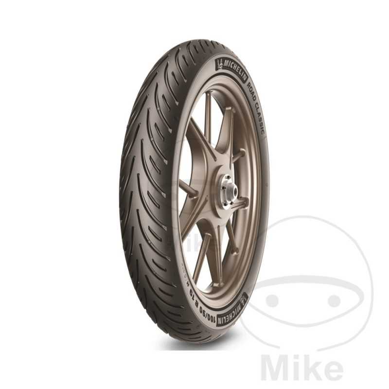 MICHELIN Neumático cubierta moto delantero 100/90-18 56H TUBELESS ROAD CLASSIC 785.20.11