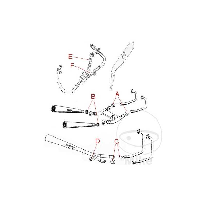 exhaust connector gasket OEM 45X51X37 MM 734.48.84