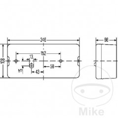 HELLA Piloto trasero derecho 102.21.93