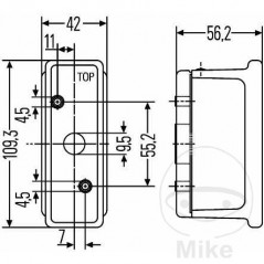 HELLA LIGHT, POSITION, LEFT 102.96.93