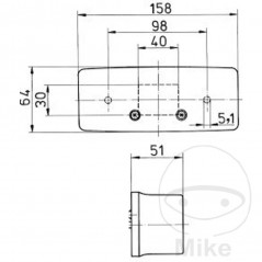 JOKON Piloto trasero derecho multifuncional para remolque 102.98.83