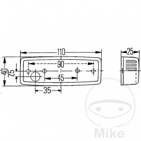 HELLA universal blinker 104.08.49