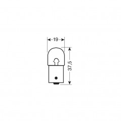 LAMPA Blister 2 lámparas bombillas homologadas 10W 24V BA15S E LAM98215