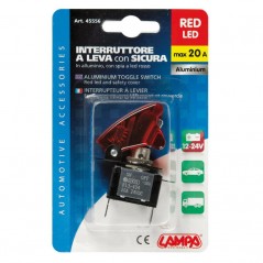 LAMPA Interruptor de palanca 2 terminales 12/24V 20A LAM45559VAR