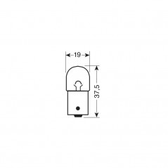 LAMPA Blister 2 lámparas bombillas R5W 5W BA15S LAM58369