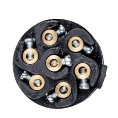 FASEBA Conector enchufe eléctrico remolque con tornillos TYPE N 24V 11165