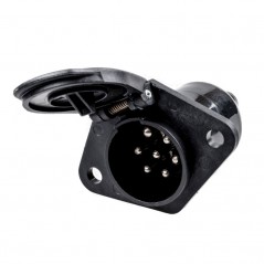 FASEBA Conector enchufe eléctrico remolque con terminales TYPE N 24 V 11166