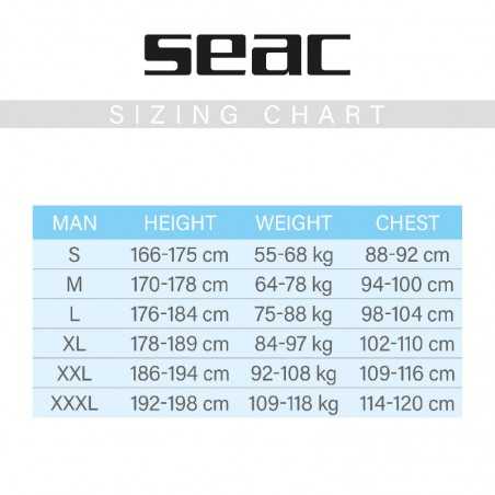 SEAC SUB Men's diving suit jacket GANNET 7 MM 0010252G31VAR