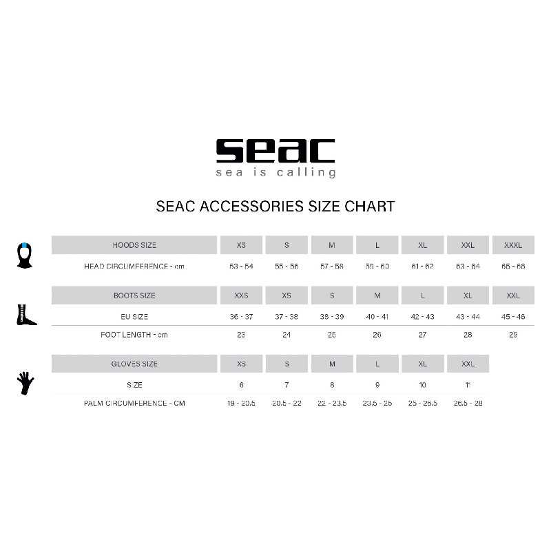 SEAC SUB Escarpines de buceo STANDARD HD 5 MM 0210017VARVAR2