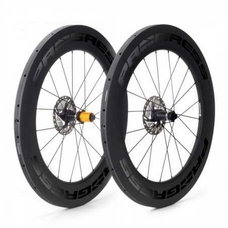 PROGRESS Wheel set for tubular tire SPACE DISC 12X100/12X142 SRAM XDR PGRUSPDTJXDRNG