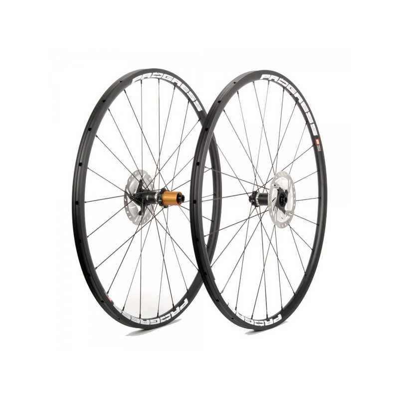 PROGRESS Wheel set for tubular tire PHANTOM CX DISC 12X100/12X142 SHIMANO HG PUPHDCXJHGBL