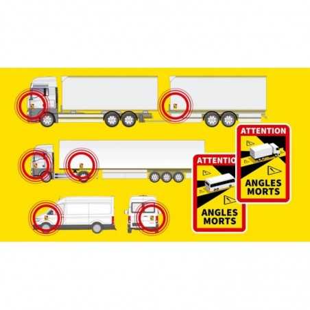 FASEBA Blind spot stickers for truck 25X17 CM 25X17 CM 01088