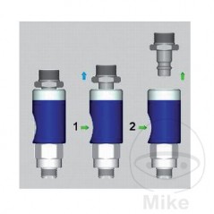 EWO Compressed air safety latch release button LW 9 MM 656.52.38