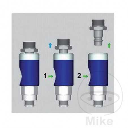 EWO Compressed air safety catch internal thread release button 1/4 656.51.88