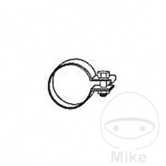 HJS Abrazadera silenciador de escape 78.5 MM 378.46.59