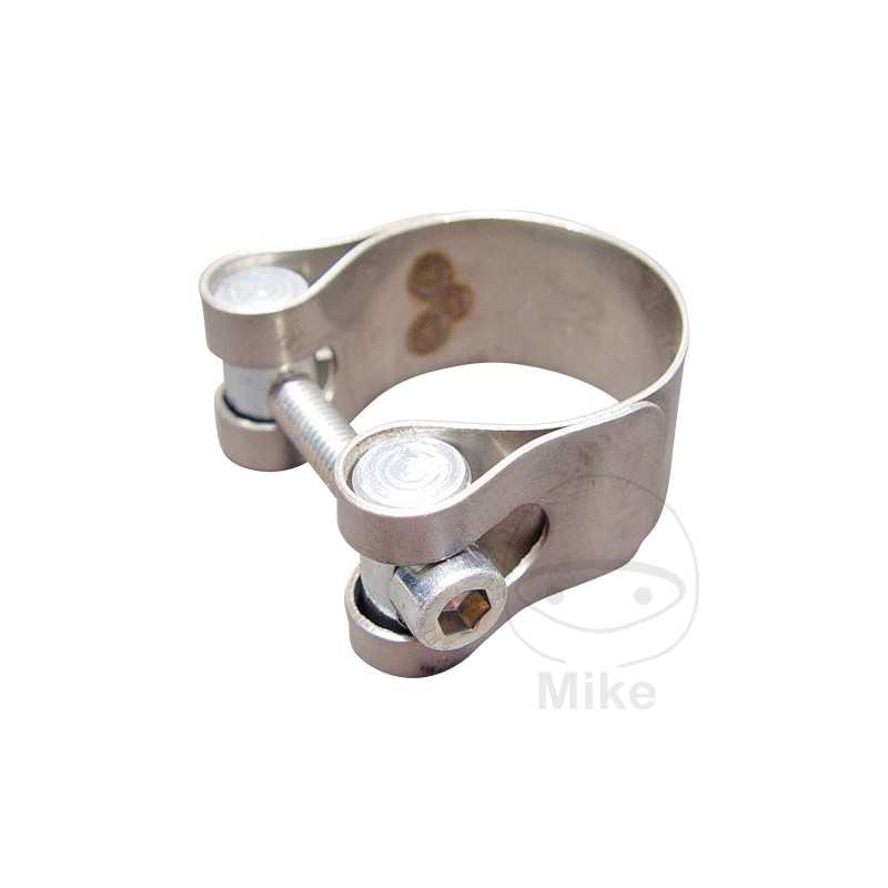LEOVINCE Exhaust clamp with stainless steel screw Ø 41 739.02.14