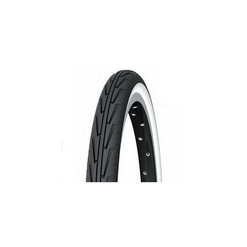 MICHELIN Cubierta neumático blanco/negro 20x1.75 diábolo city para niños 30806
