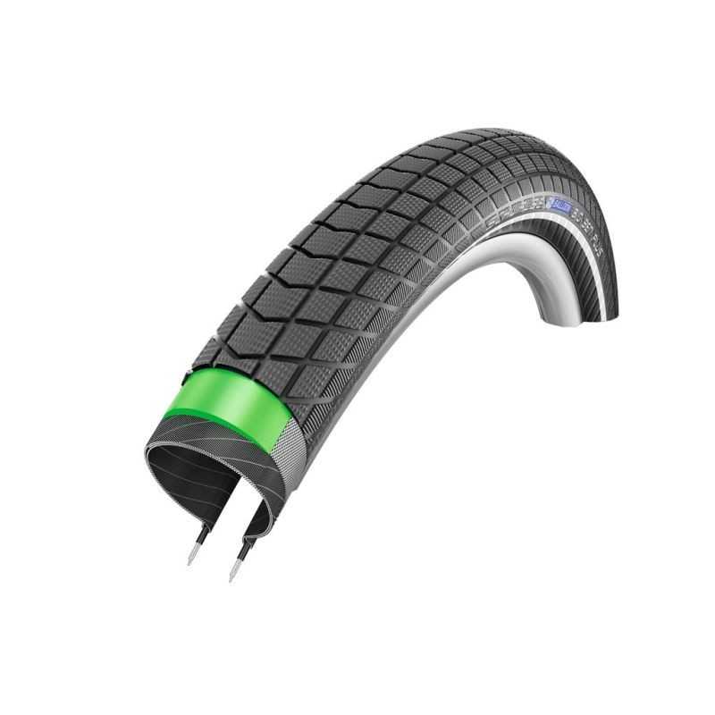 SCHWALBE TIRE BIG BEN 20x2.15 DD G-GUARD HS439 SNAKESKIN PERF.ENDURANCE RIGIDA NEG REFLEC 55-406 318446