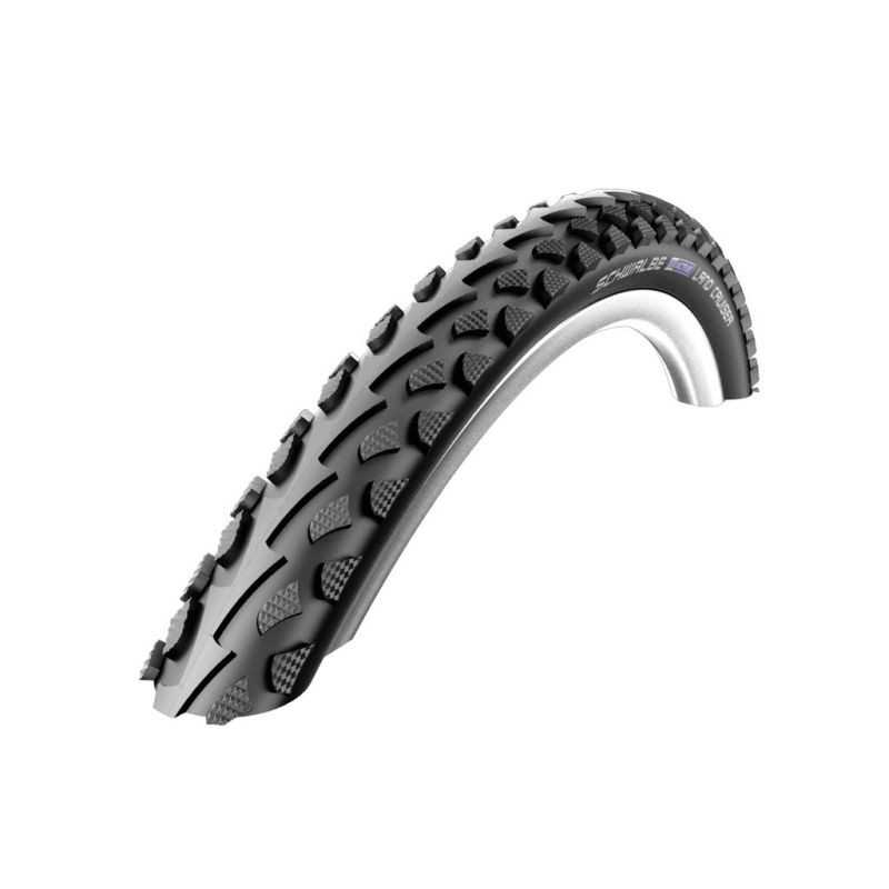 SCHWALBE TIRE LAND CRUISER 28X1.75 K-GUARD ACTIVELINE HS450 TWINSKIN RIGIDA NEGRO 47-622 318495