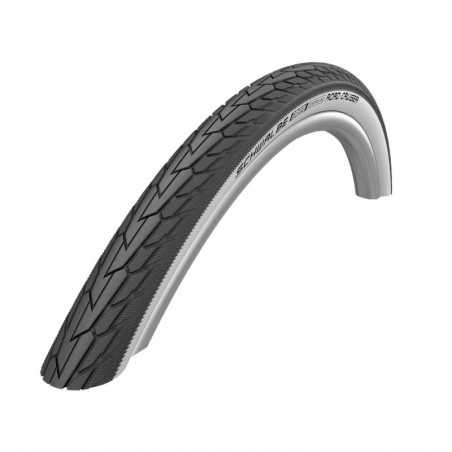 SCHWALBE TIRE ROAD CRUISER 26x1.75 K-GUARD GREEN COMPOUND HS484 TWINSKIN RIGIDA NEGRO/BLANCO 47-559 318669