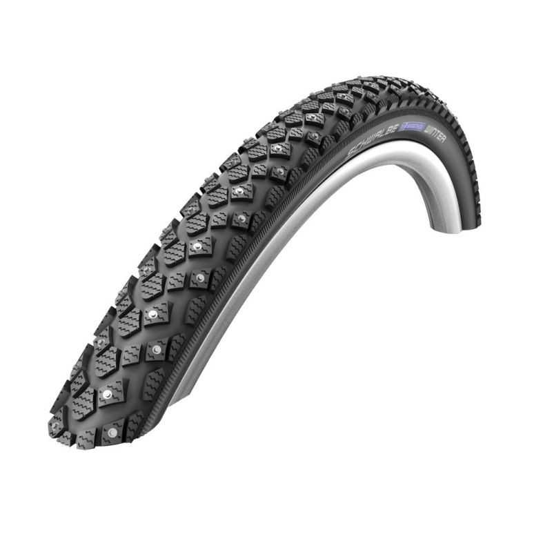 SCHWALBE Cubierta neumatico MARATHON WINTER PLUS 20x1.60 HS396 S-GUARD 168 CLAVOS WIC RIGIDA NEGRO REFL. 42-406 703530
