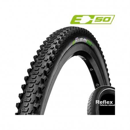 CONTINENTAL Cubierta neumatico rigida para bicicleta reflectante E-RUBAN PLUS 29x2.60 BREAKER (65-622) 709652
