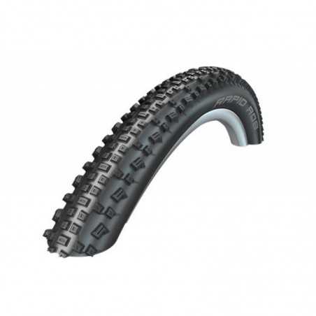 SCHWALBE CUBIERTA NEUMATICO RAPID ROB 26x2.25 HS425 K-GUARD SBC RIGIDA NEGRO/LINEAS BLANCAS 57-559 703544
