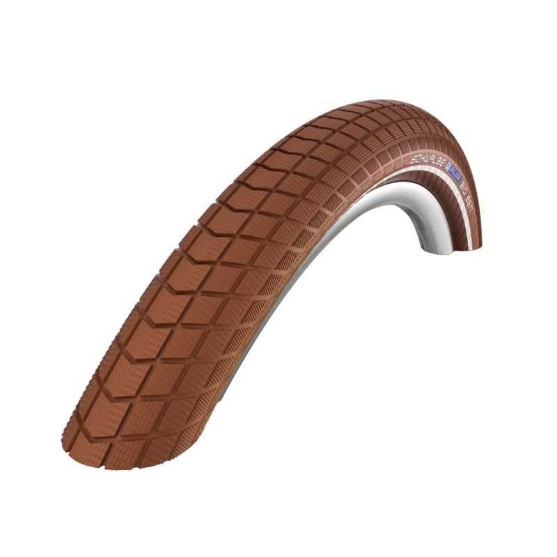 SCHWALBE Cubierta neumatico BIG BEN 28x2.00 K-GUARD HS439 TWINSKIN ACTIVELINE SBC RIGIDA MARRON REFLEC. 50-622 318437