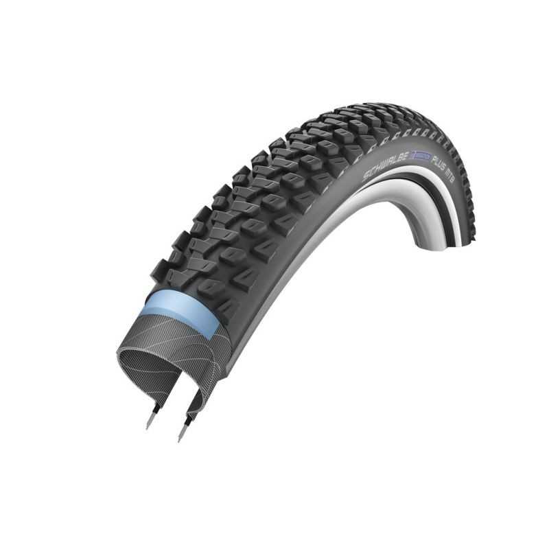 SCHWALBE CUBIERTA NEUMATICO MARATHON PLUS MTB 26x2.10 S-GUARD HS485 TWINSKIN PERF. DUAL RIGIDA NE.REFL 54-559 318376