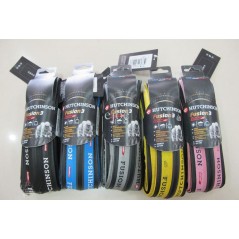 HUTCHINSON Cubierta neumatico negra/azul 700x23 fusion 3 31524