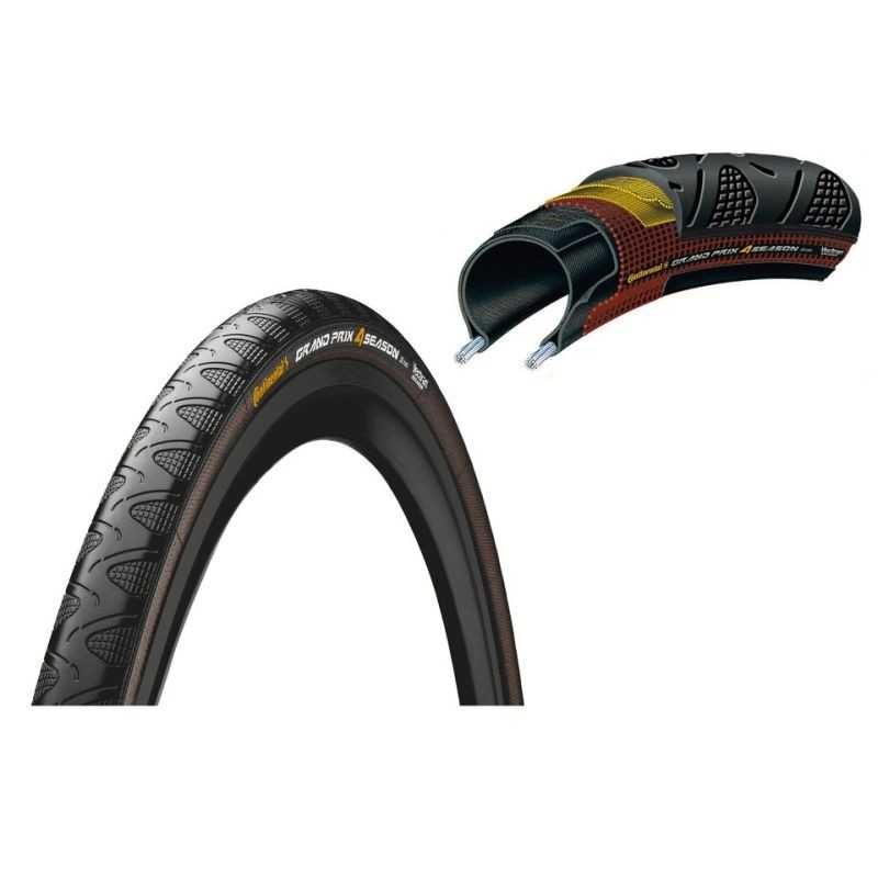 CONTINENTAL TIRE GRAND PRIX 4 SEASON 700x32C SKIN PLEGABLE NEGRO 32-622 323393