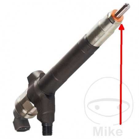 ELRING Copper injector support gasket 7.3X14.9X3MM MQ 4553624 7.3X14.9X3MM MQ 4553624 455.01.14