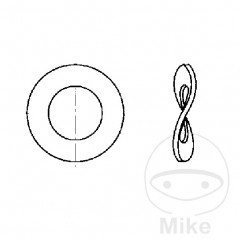 SIN MARCA corrugated spring washer M8 137B (100U) M8 137B (100U) 483.29.52